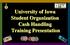 University of Iowa Student Organization Cash Handling Training Presentation