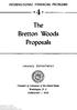 The Bretton Woods Proposals