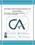 NOTES ON STANDARDS OF AUDITING [APPLICABLE FOR MAY 2016 & ONWARDS] BY A. AMOGH