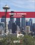 SEATTLE UNIVERSITY. Table of Contents. Independent Auditors Report 1. Statements of Financial Position 2
