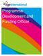 Programme Development and Funding Officer