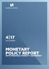 MONETARY POLICY REPORT WITH FINANCIAL STABILITY ASSESSMENT