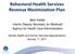 Behavioral Health Services Revenue Maximization Plan