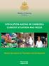 POPULATION AGEING IN CAMBODIA CURRENT SITUATION AND NEEDS