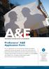 A&E A&E. ProSurance TM. Application Form INSURANCE FOR ARCHITECTS & ENGINEERS