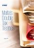 Malta s Double Tax Treaties