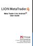 Meta Trader 4 for Android User Guide