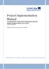 Project Implementation Manual Transnational Cooperation Programme Interreg Balkan-Mediterranean