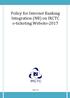 Policy for Internet Banking Integration (NB) on IRCTC e-ticketing Website-2017