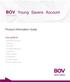 BOV Young Savers Account product code 28801