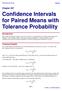Confidence Intervals for Paired Means with Tolerance Probability