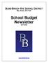 School Budget Newsletter