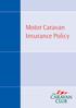Motor Caravan Insurance Policy