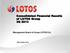 Consolidated Financial Results of LOTOS Group 3Q 2013