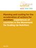 Planning and costing for the acceleration of actions for nutrition: experiences of countries in the Movement for Scaling Up Nutrition