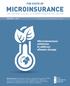 Microinsurance solutions to address climate change