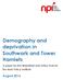 Demography and deprivation in Southwark and Tower Hamlets. A paper for the Wakefield and Tetley Trust by the New Policy Institute