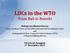 LDCs in the WTO From Bali to Nairobi
