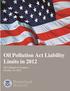 Oil Pollution Act Liability Limits in 2012