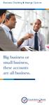 Big business or small business, these accounts are all business.