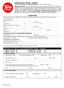 TUNE PROTECT TRAVEL - AIRASIA *(For policies underwritten by Tune Protect Malaysia (Tune Insurance Malaysia Berhad K)) CLAIM FORM