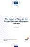 The Impact of Taxes on the Competitiveness of European Tourism. Final Report
