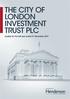 THE CITY OF LONDON INVESTMENT TRUST PLC. Update for the half year ended 31 December 2014