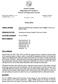 North Carolina Department of Commerce Division of Employment Security FISCAL NOTE