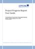Project Progress Report User Guide