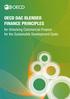 OECD DAC BLENDED FINANCE PRINCIPLES. for Unlocking Commercial Finance for the Sustainable Development Goals
