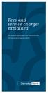 Fees and service charges explained. Personal customers (On sale accounts)