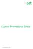 Code of Professional Ethics