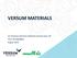 VERSUM MATERIALS. Air Products Electronic Materials Division Spin-off Form 10 Highlights August 2016