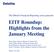 EITF Roundup: Highlights from the January Meeting