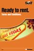 Ready to rent. Terms and Conditions. Nevada