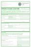PERSONAL ACCIDENT CLAIM FORM