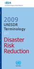 isaster Risk Reduction