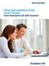 Terms and conditions of the smart + Service from Standard Life Self Investor