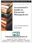 Accountant s Guide to Financial Management. Course #5965B/QAS5965B Exam Packet