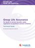 Technical Guide. Canada Life. for death in service benefits under registered occupational pension schemes. Group Life Assurance.