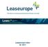 LEASEUROPE INDEX RESULTS: Q1 2017