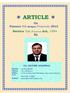 ARTICLE. Service Tax (Finance) Act, 1994 By. On Finance Bill (Budget) Proposals 2013 CA. SATISH AGARWAL