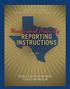 TEXAS UNCLAIMED PROPERTY Reporting Instructions