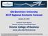 Old Dominion University 2017 Regional Economic Forecast. Strome College of Business