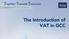 The Introduction of VAT in GCC