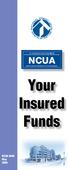 Your Insured Funds. NCUA 8046 May