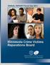 ANNUAL REPORT Fiscal Year Minnesota Crime Victims Reparations Board