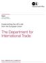 The Department for International Trade