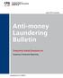 Anti-money Laundering Bulletin