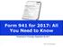 Form 941 for 2017: All You Need to Know Presented on Thursday, September 28, 2017